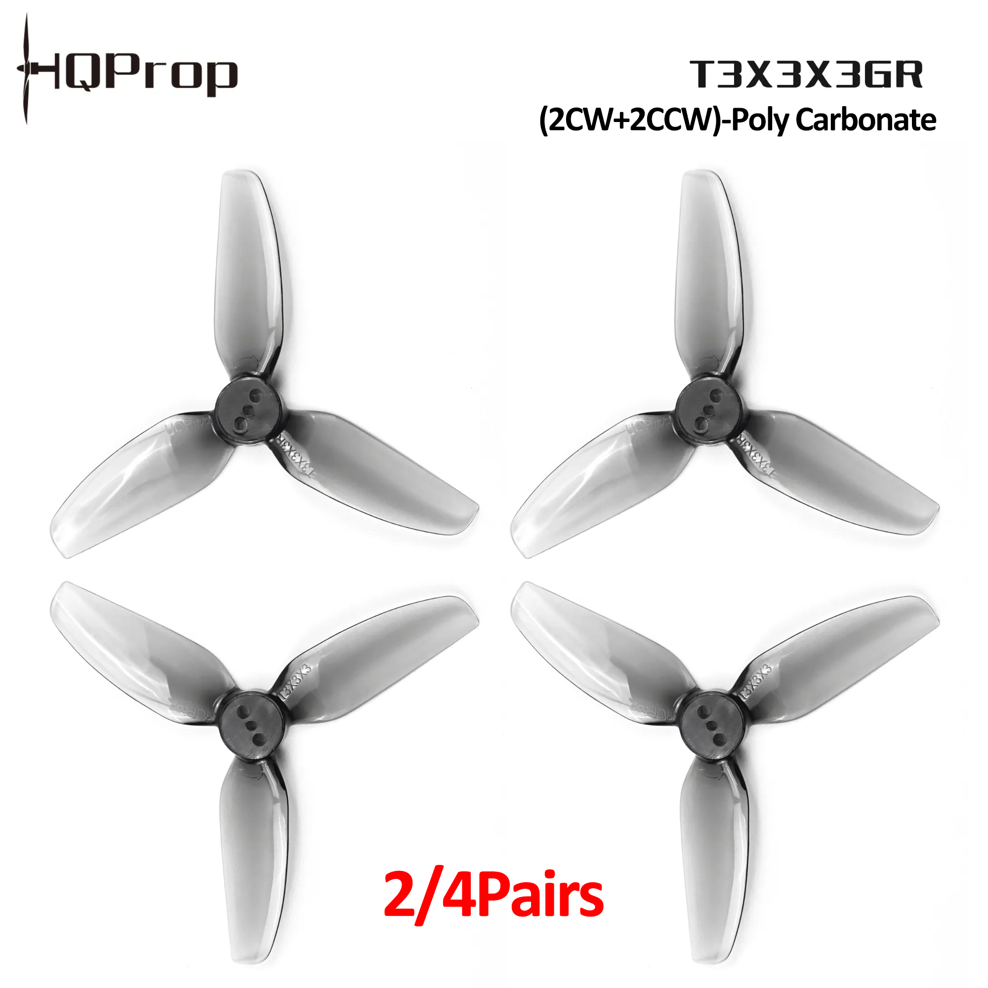 2/4 Paare HQProp T3X3X3GR Prop – Fpv Drone Propeller Bewertung und Preis